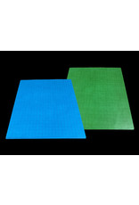 Battlemat 1" Reversible Blue-Green Squares (23 ½" x 26" Playing Surface)