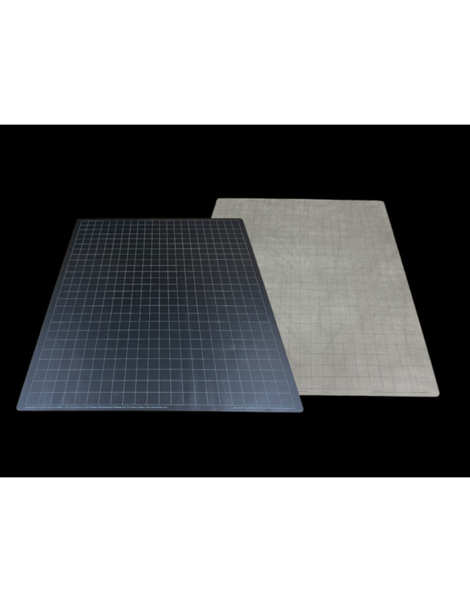 Battlemat 1" Reversible Black-Grey Squares (23½" x 26" Playing Surface)