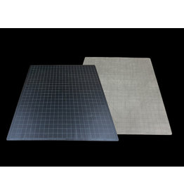 Battlemat 1" Reversible Black-Grey Squares (23½" x 26" Playing Surface)