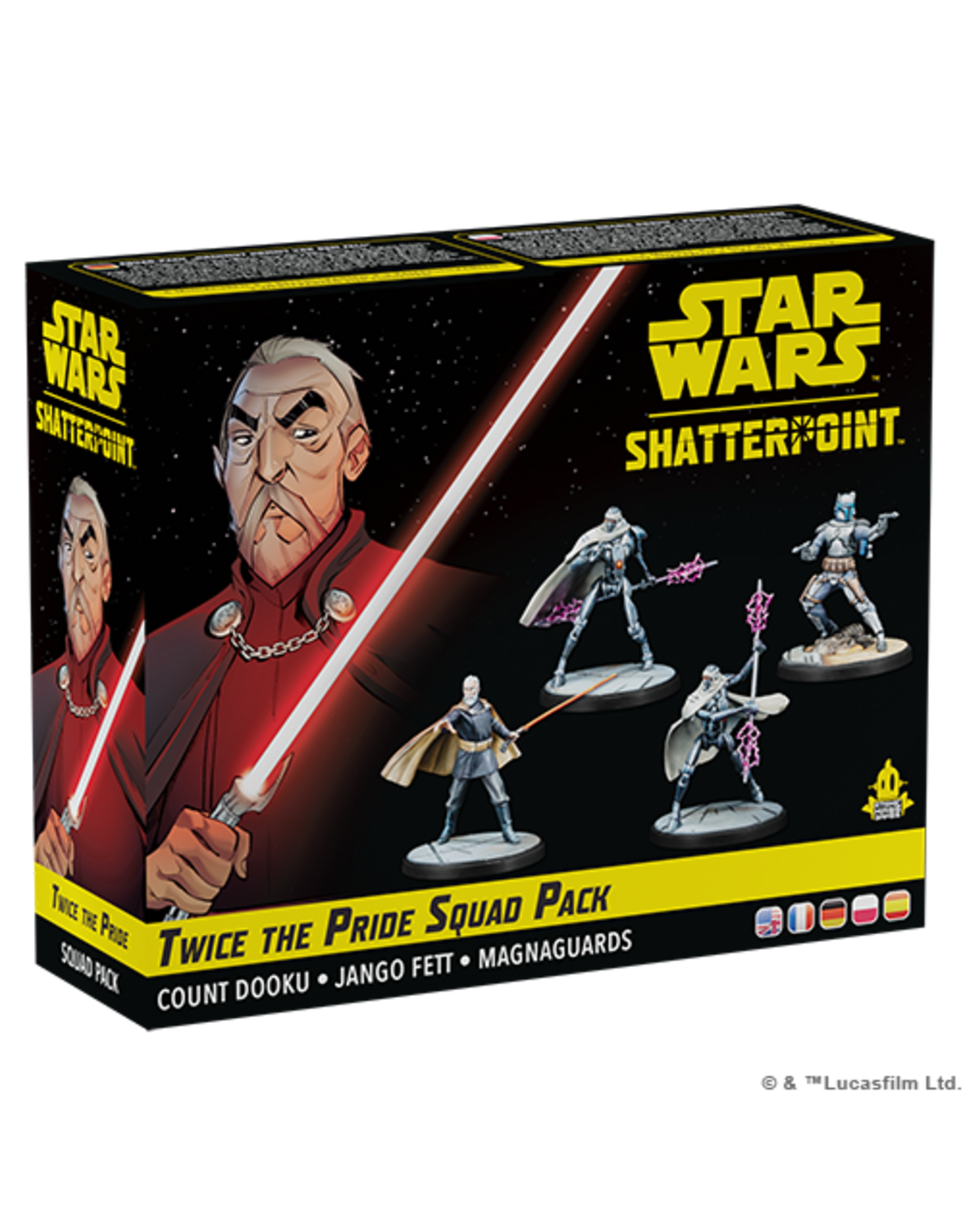 Star Wars Shatterpoint Twice the Pride Count Dooku Squad Pack