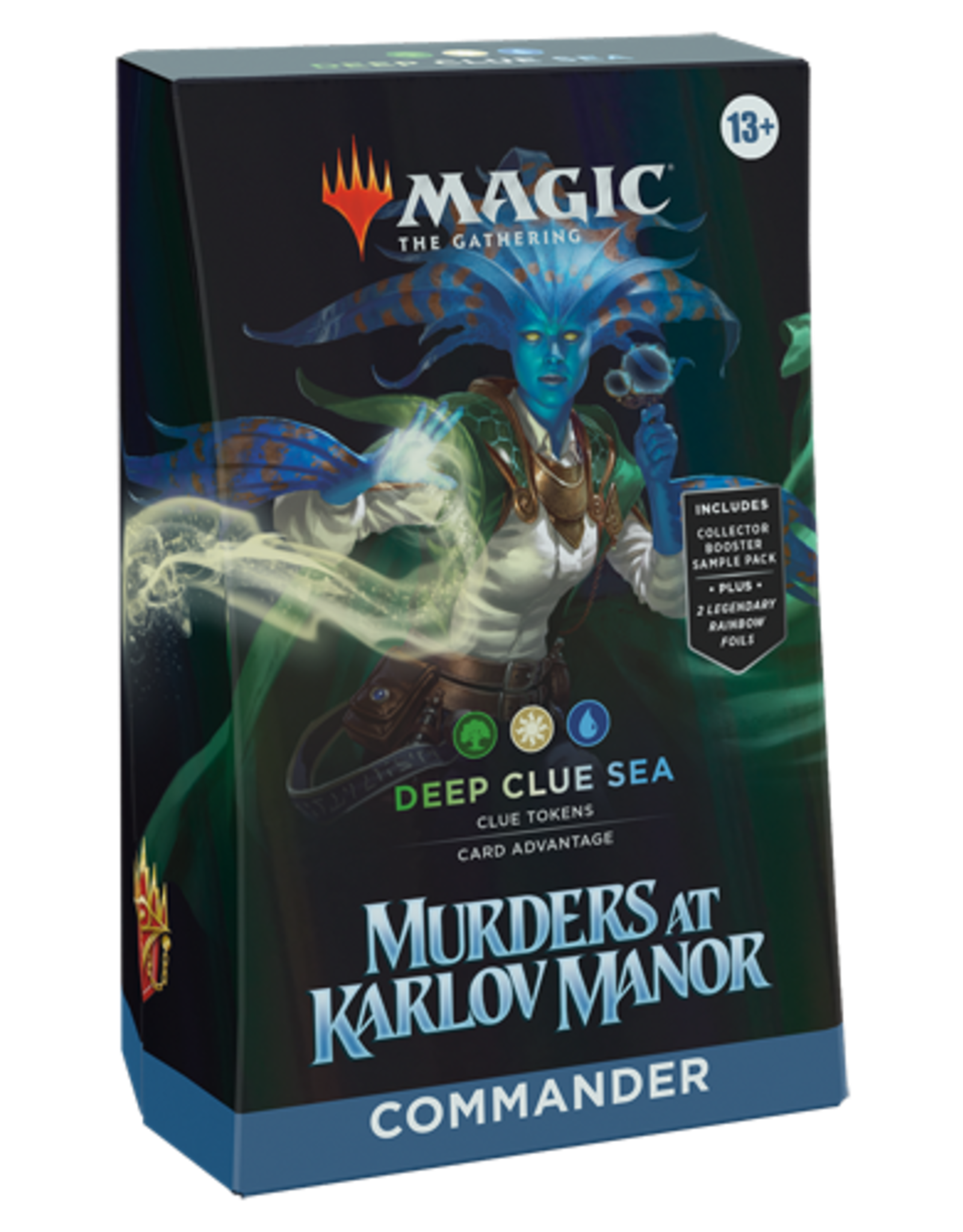 Magic Deep Clue Sea Karlov Manor Commander Deck