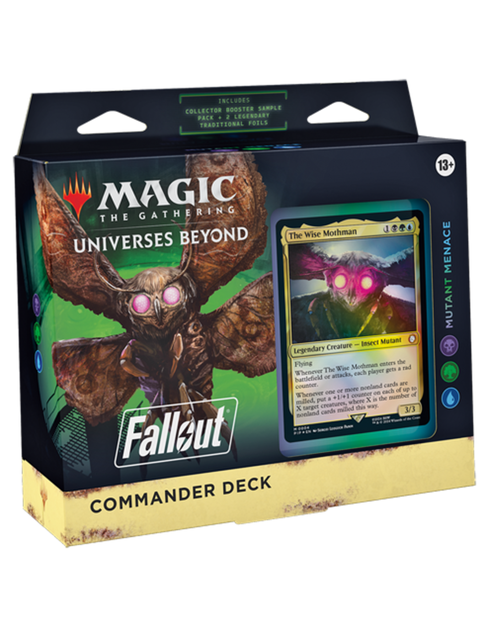 Magic Fallout Mutant Menace Commander Deck