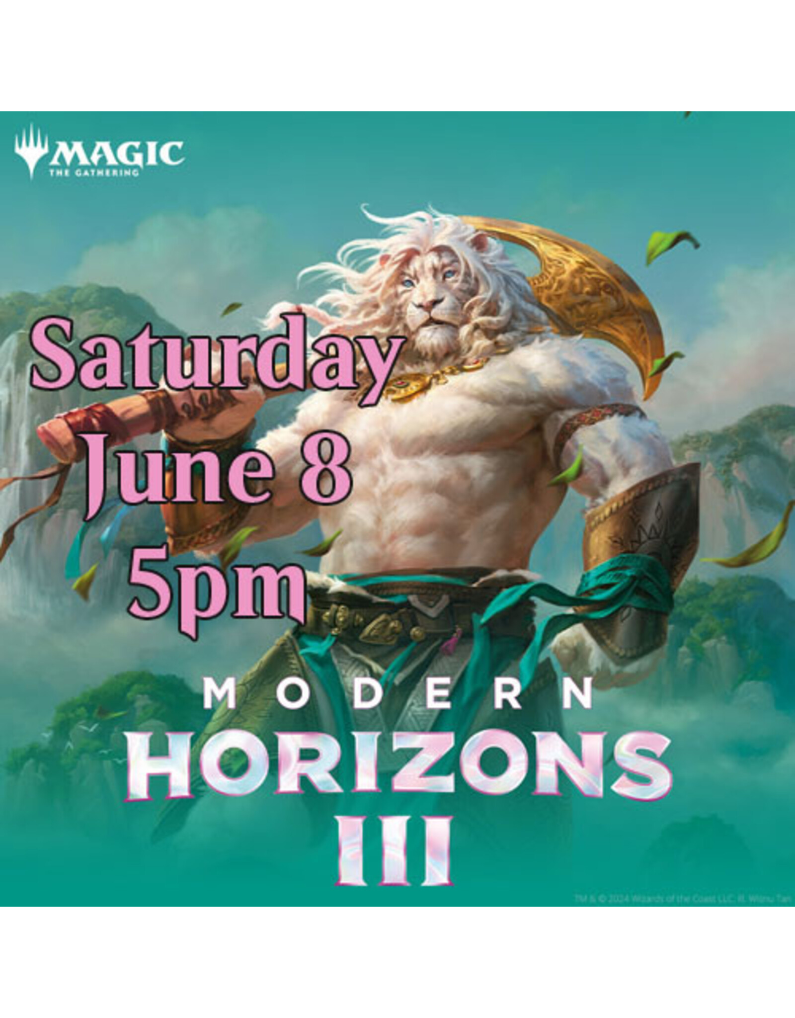 Magic MH3 Prerelease Sat 5pm Modern Horizons 3