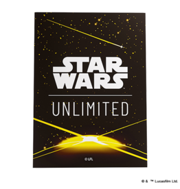 GGen Star Wars Unlimited Art Sleeve Card Back Yellow