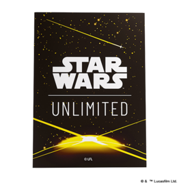 GGen Star Wars Unlimited Sleeve Yellow Card Back
