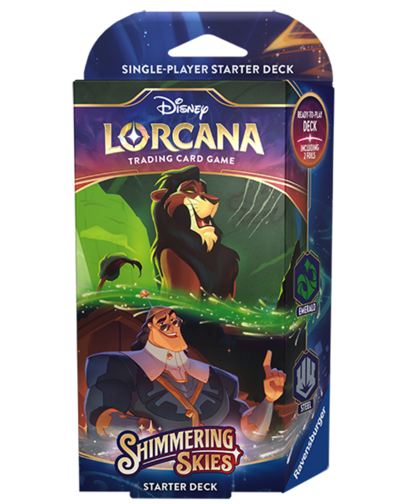 Lorcana Shimmering Skies Starter Deck 1 Emerald Steel