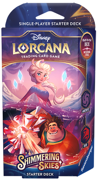 Lorcana Shimmering Skies Starter Deck 2 Amethyst Ruby
