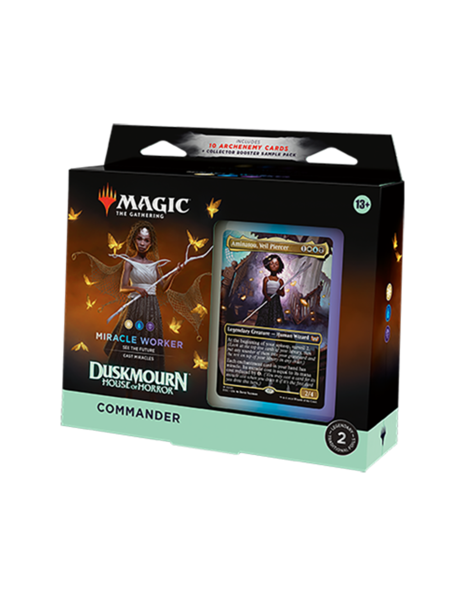 Magic Duskmourn Miracle Worker Commander Deck