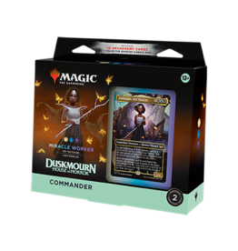 Magic Duskmourn Miracle Worker Commander Deck