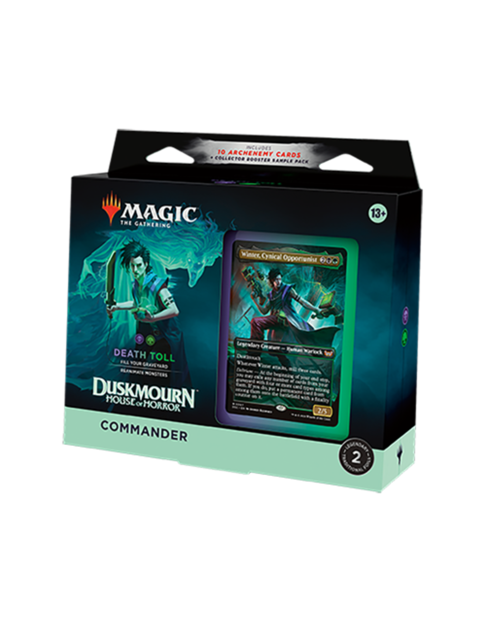 Magic Duskmourn Death Toll Commander Deck