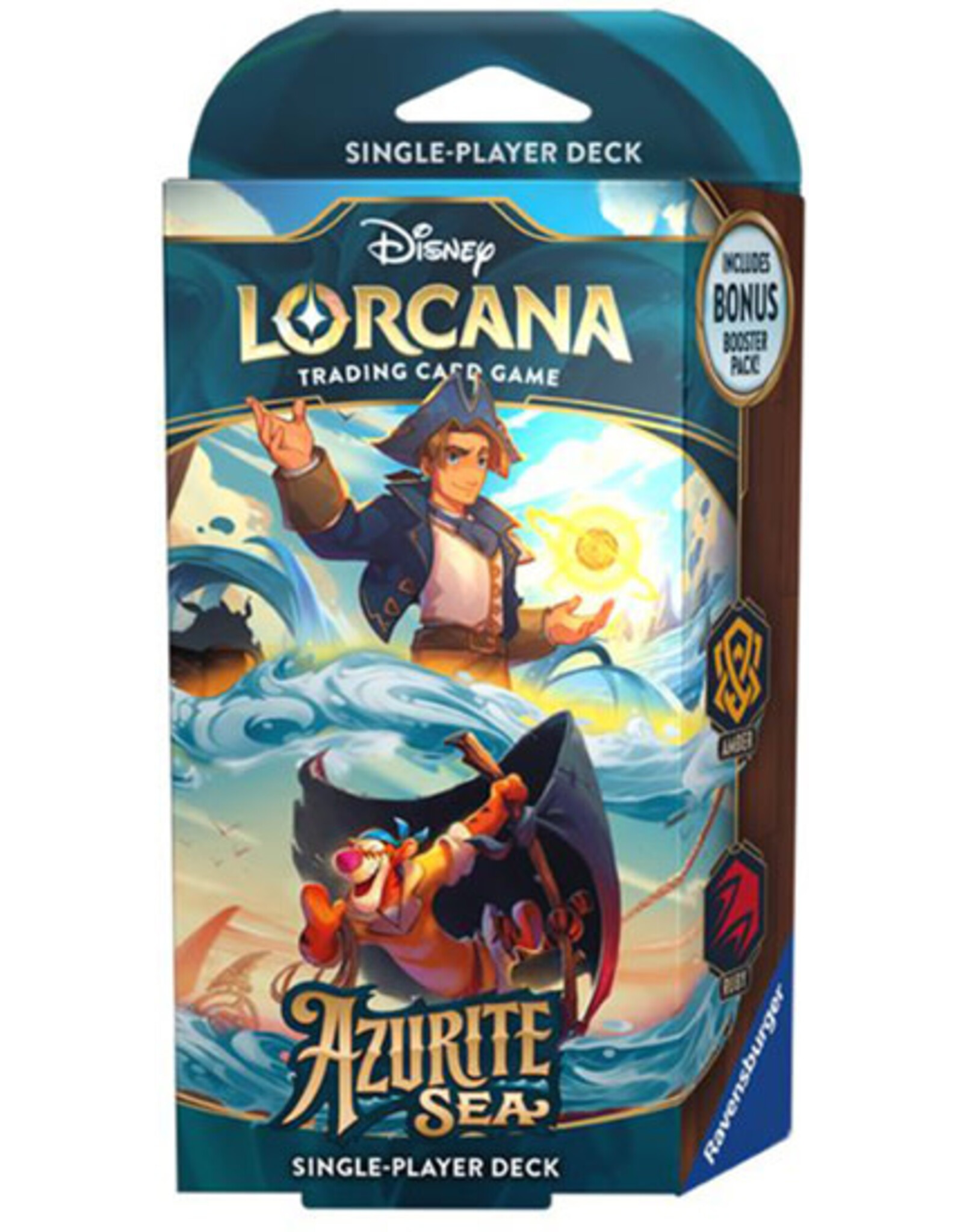 Lorcana 6 Azurite Sea Deck Amber Ruby
