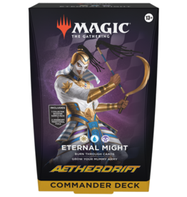 Magic Magic Aetherdrift Commander Deck Eternal Might