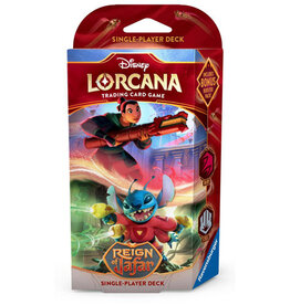 Lorcana Lorcana 8 Reign Of Jafar Ruby Steel Starter Deck