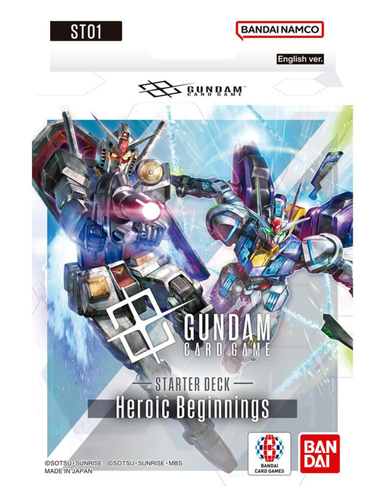 Gundam TCG Gundam ST-01 Starter Deck Heroic Beginnings