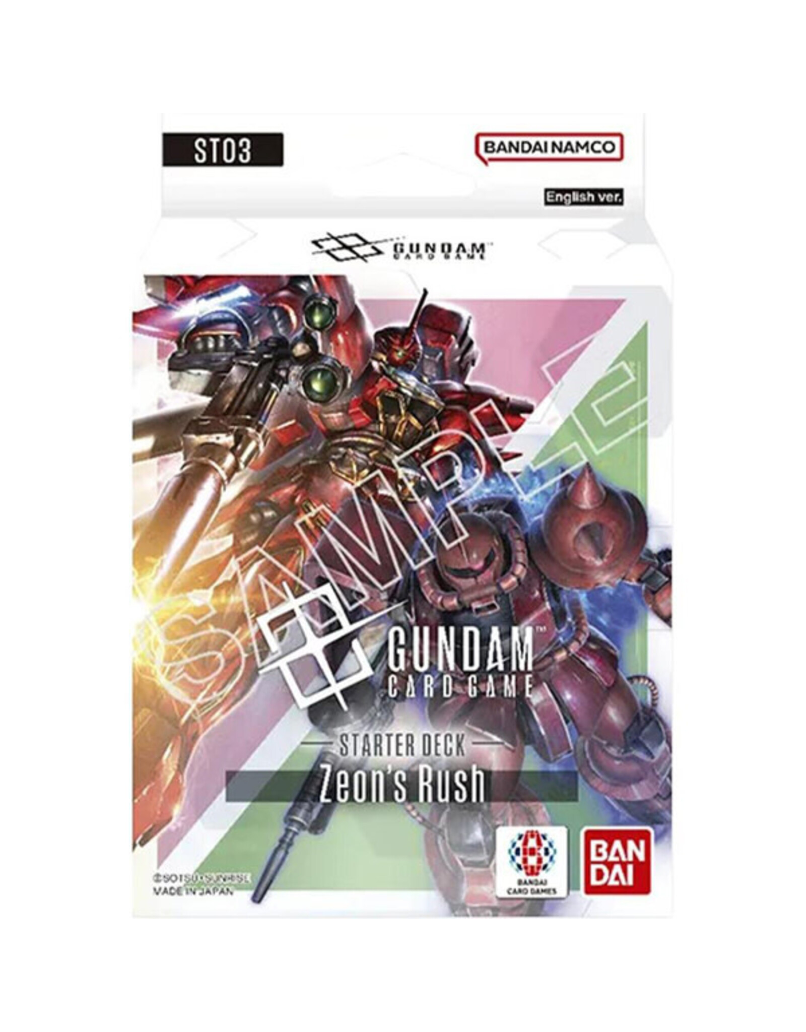 Gundam TCG Gundam ST-03 Starter Deck Zeons Rush