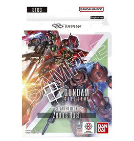 Gundam TCG Gundam ST-03 Starter Deck Zeons Rush