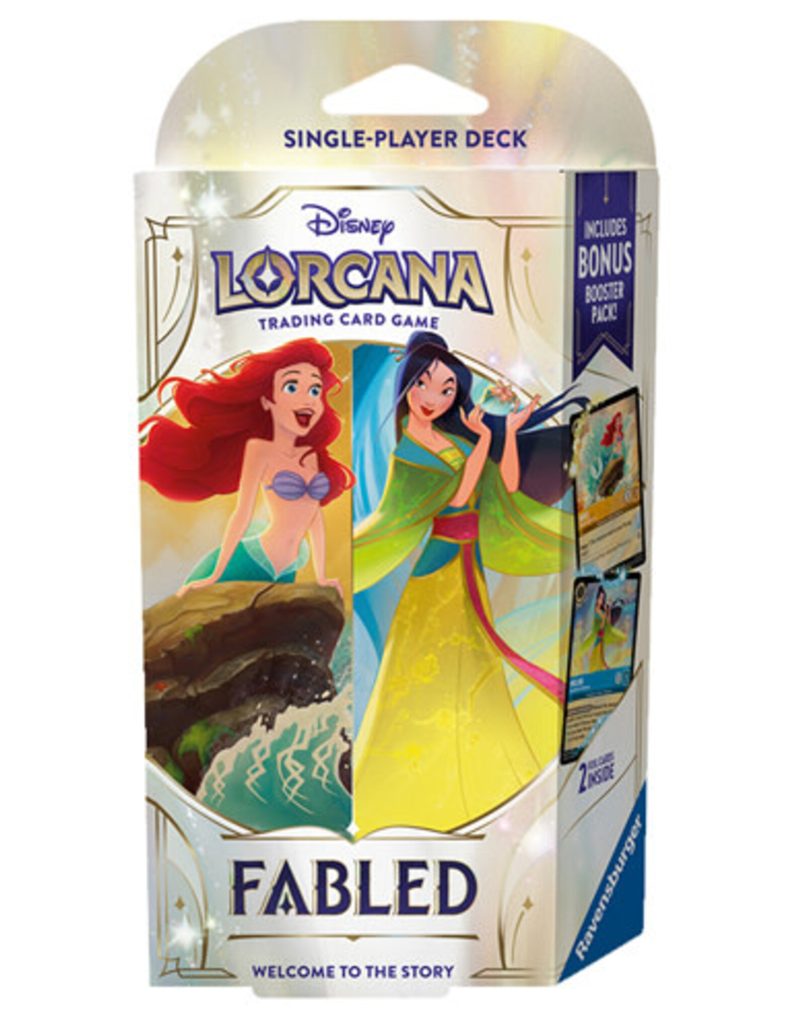 Locana Lorcana 9 Fabled Starter Deck Amber Sapphire