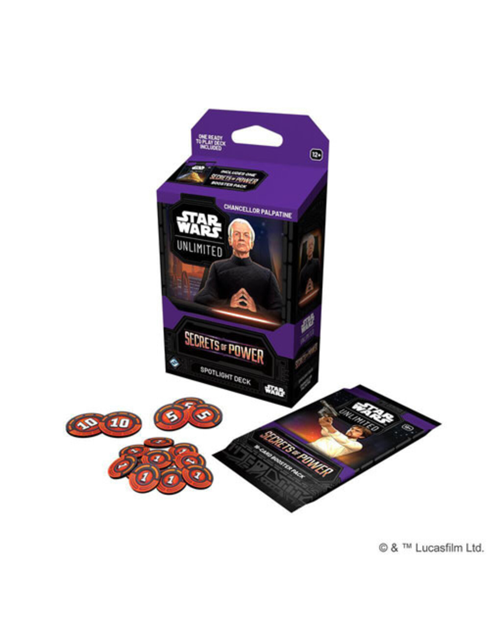 Star Wars Unlimited Star Wars Unlimited 6 Secrets of Power Deck Chancellor Palpatine