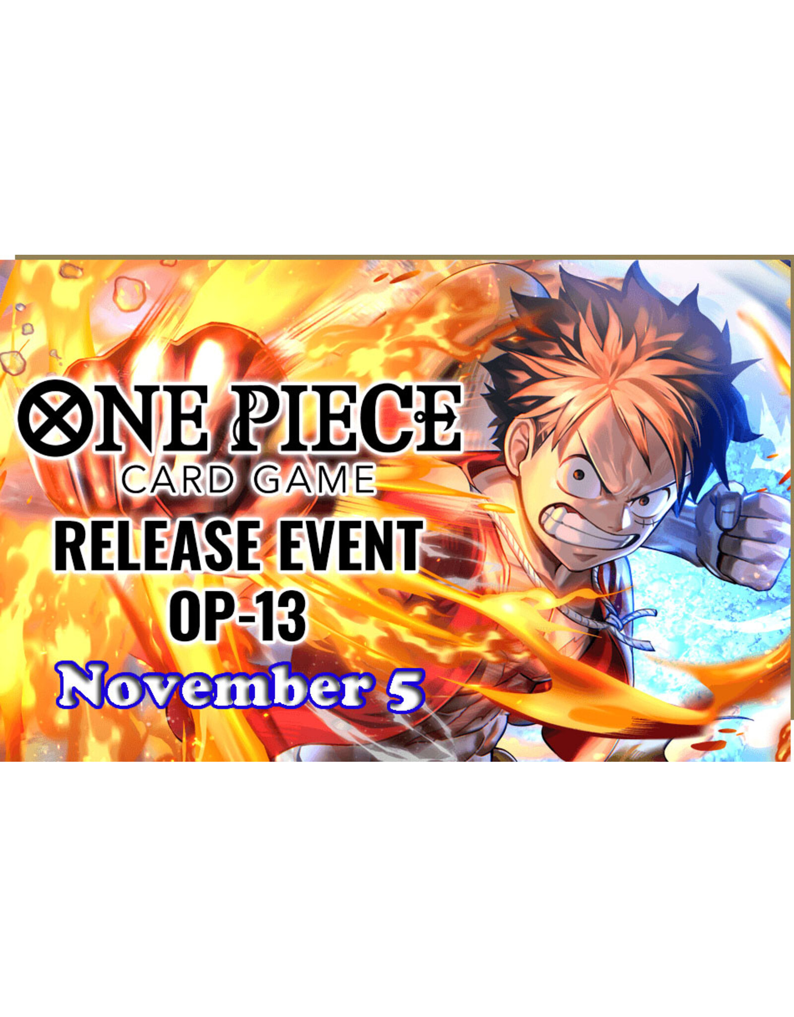 One-Piece One Piece OP-13 Release 110525 Carrying on His Will
