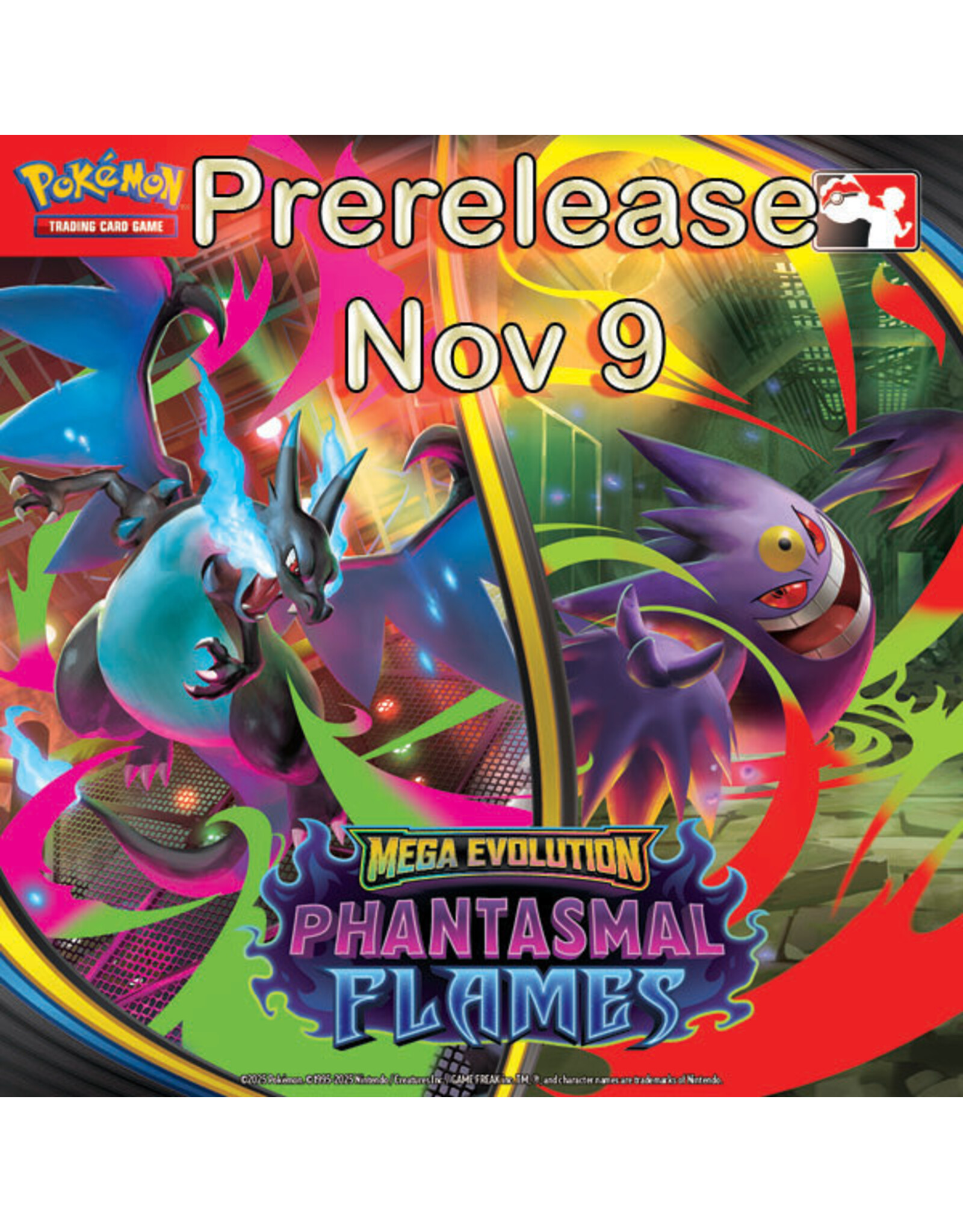 Pokemon ME02 Phantasmal Flames Prerelease 110925