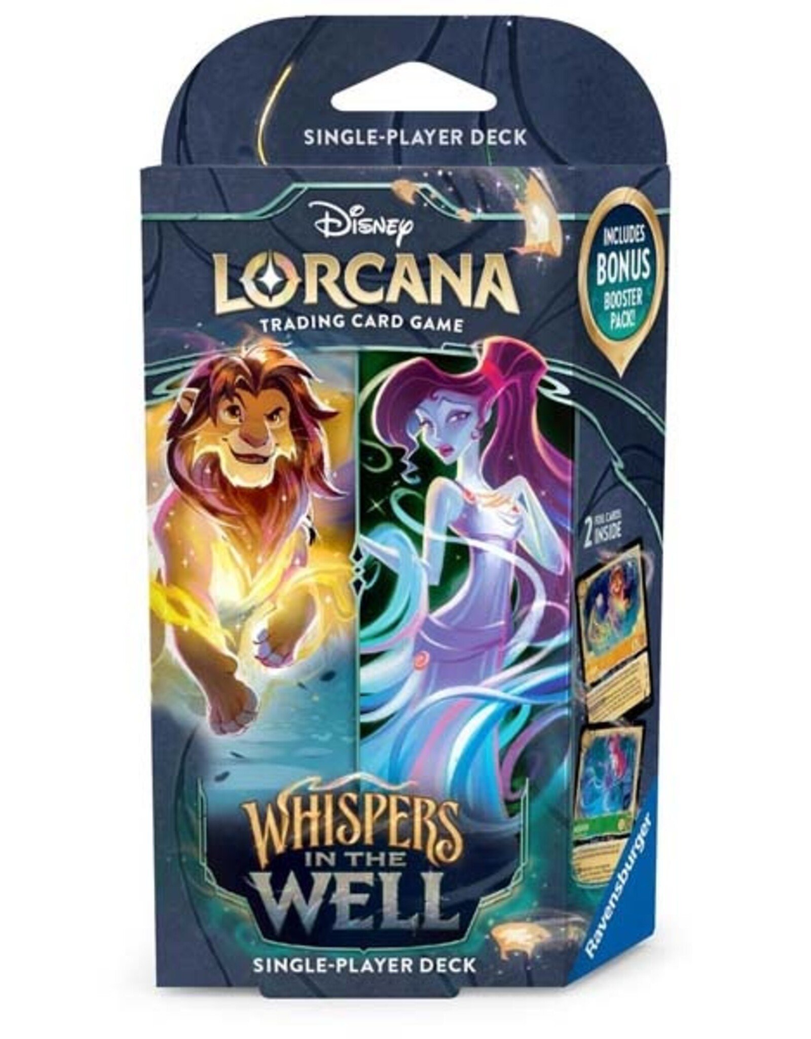 Lorcana Lorcana 10 Whispers In The Well Starter Deck Amber Emerald