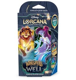 Lorcana Lorcana 10 Whispers In The Well Starter Deck Amber Emerald