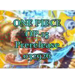 One Piece TCG One Piece OP-15 Prerelease 032926