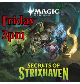 Magic Magic Secrets of Strixhaven Prerelease Friday 3pm