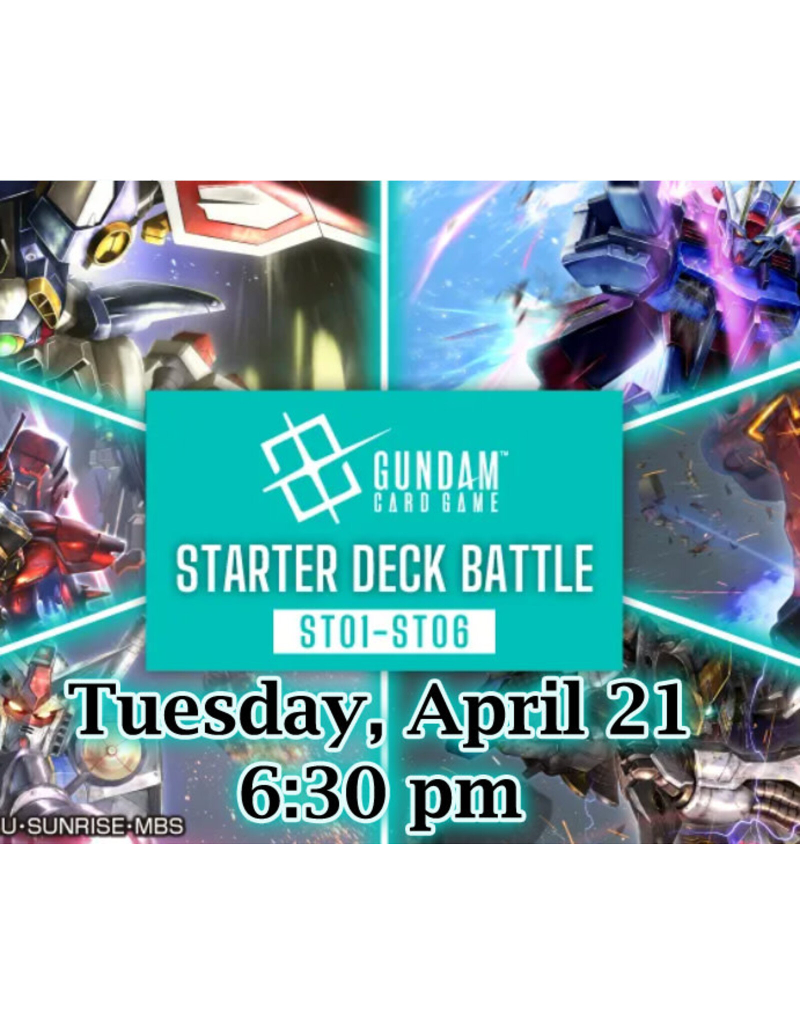 Gundam Starter Deck Battle 042126