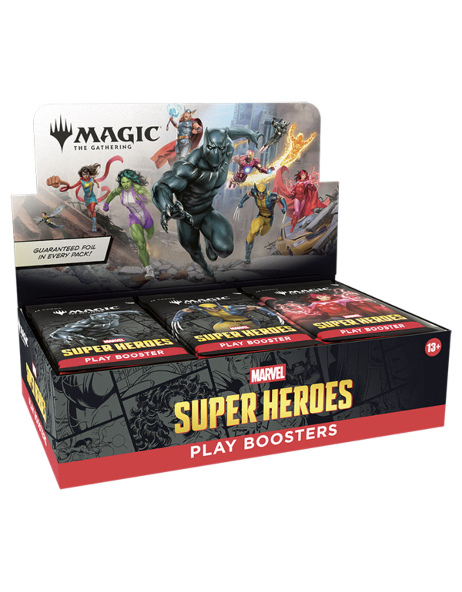 Magic Magic Marvel Super Heroes Play Booster Box (30Ct)