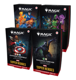 Magic Magic Marvel Super Heroes Commander Deck Set (4)