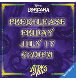 Lorcana Lorcana 13 Attack Of The Vine Prerelease 071726 Fri