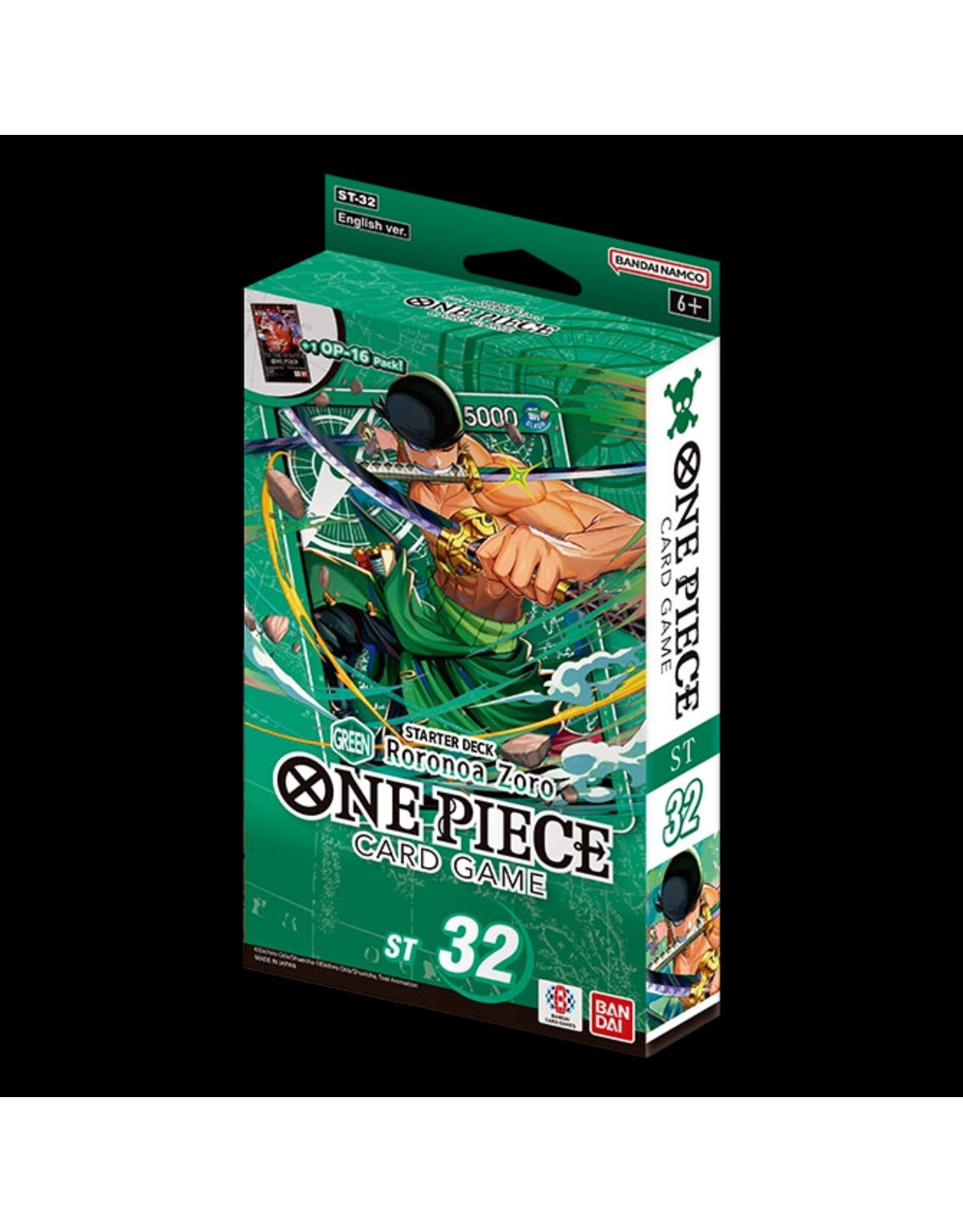 One Piece ST-32 GREEN Roronoa Zoro Starter Deck