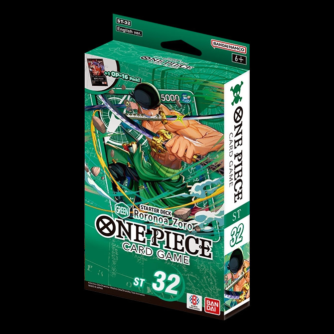 One Piece ST-32 GREEN Roronoa Zoro Starter Deck - Battlegrounds Gaming