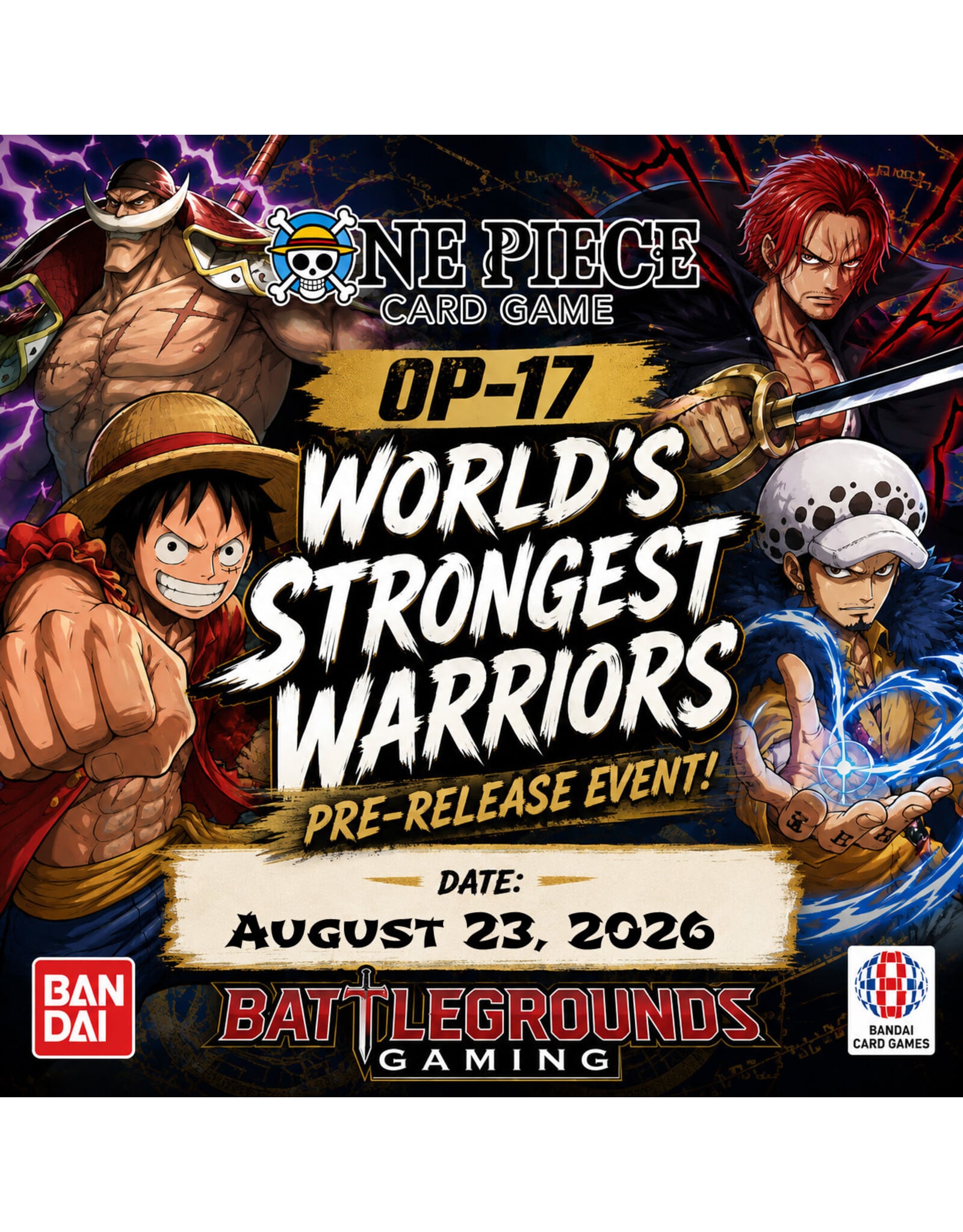 One Piece OP-17 Prerelease 082326