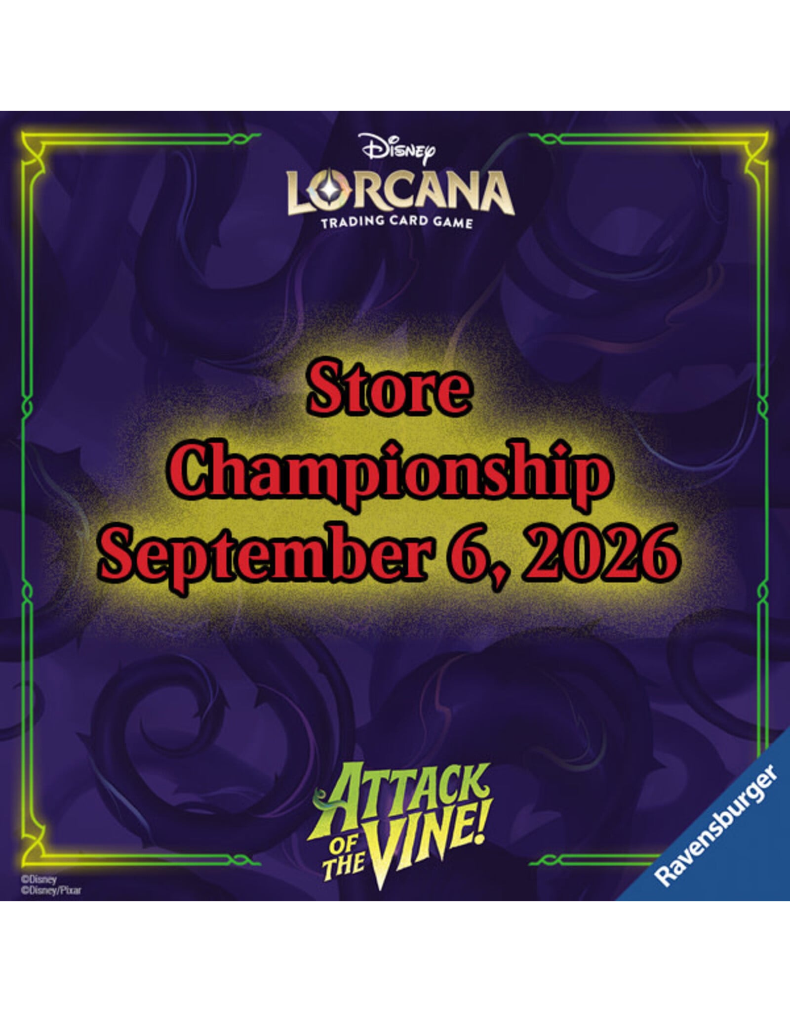 Lorcana 13 Attack of the Vines Store Championship 090626