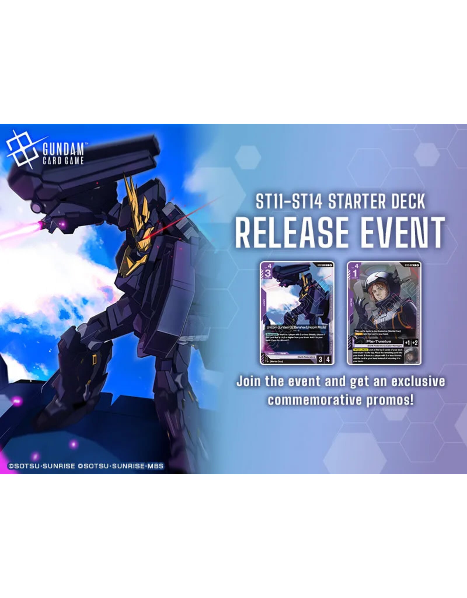 Gundam ST11-14 Deck Event 092926