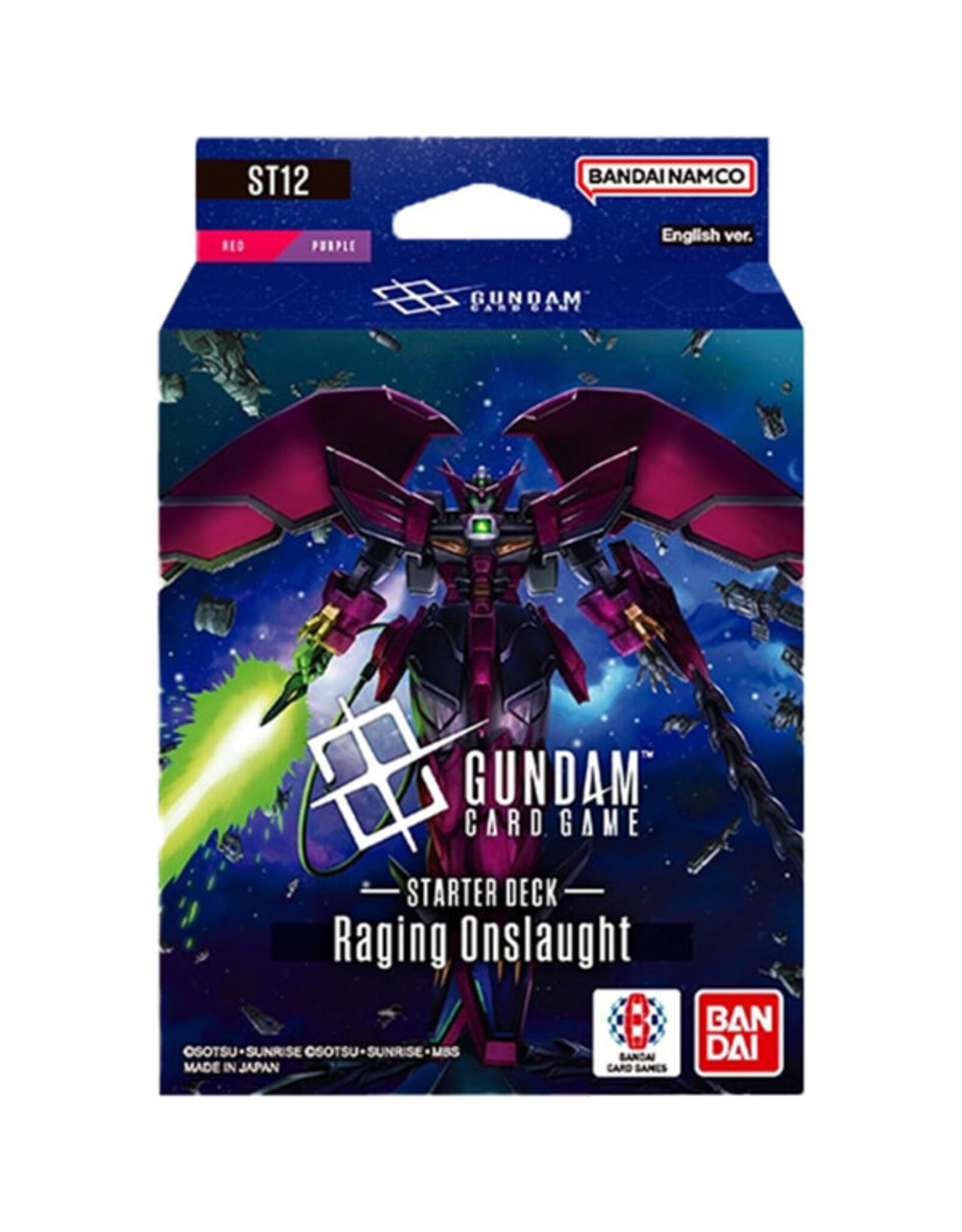 Gundam TCG Gundam ST-12 Deck Raging Onslaught