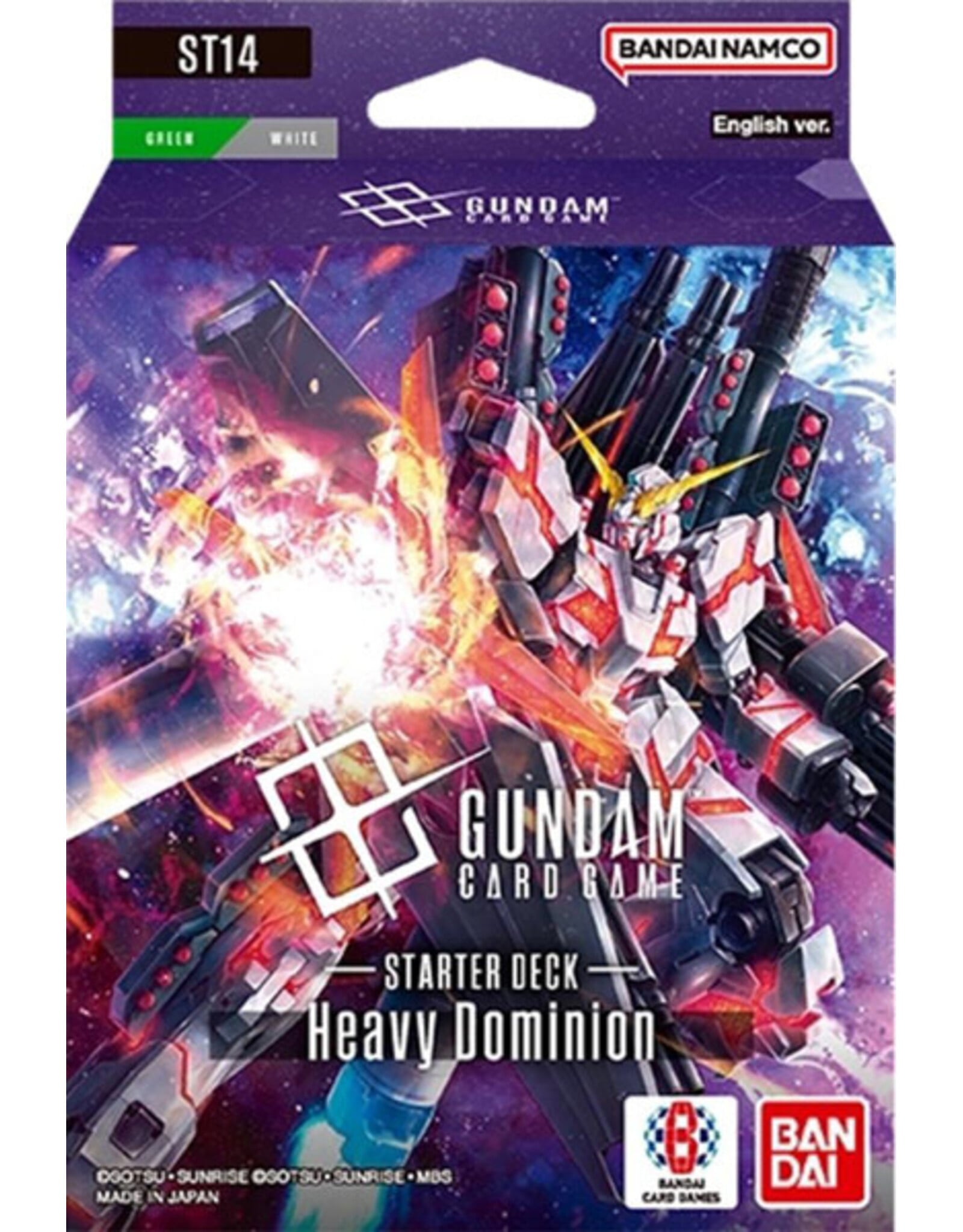 Gundam TCG Gundam ST-14 Deck Heavy Dominion