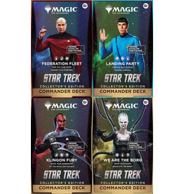 Magic Magic Star Trek Collector Commander Deck Set (4Ct)