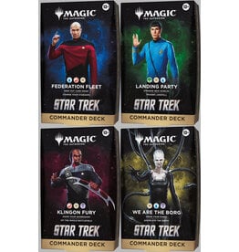 Magic Magic Star Trek Commander Deck Set (4Ct)