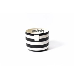 Happy Everything Mini Bowl Black Stripe