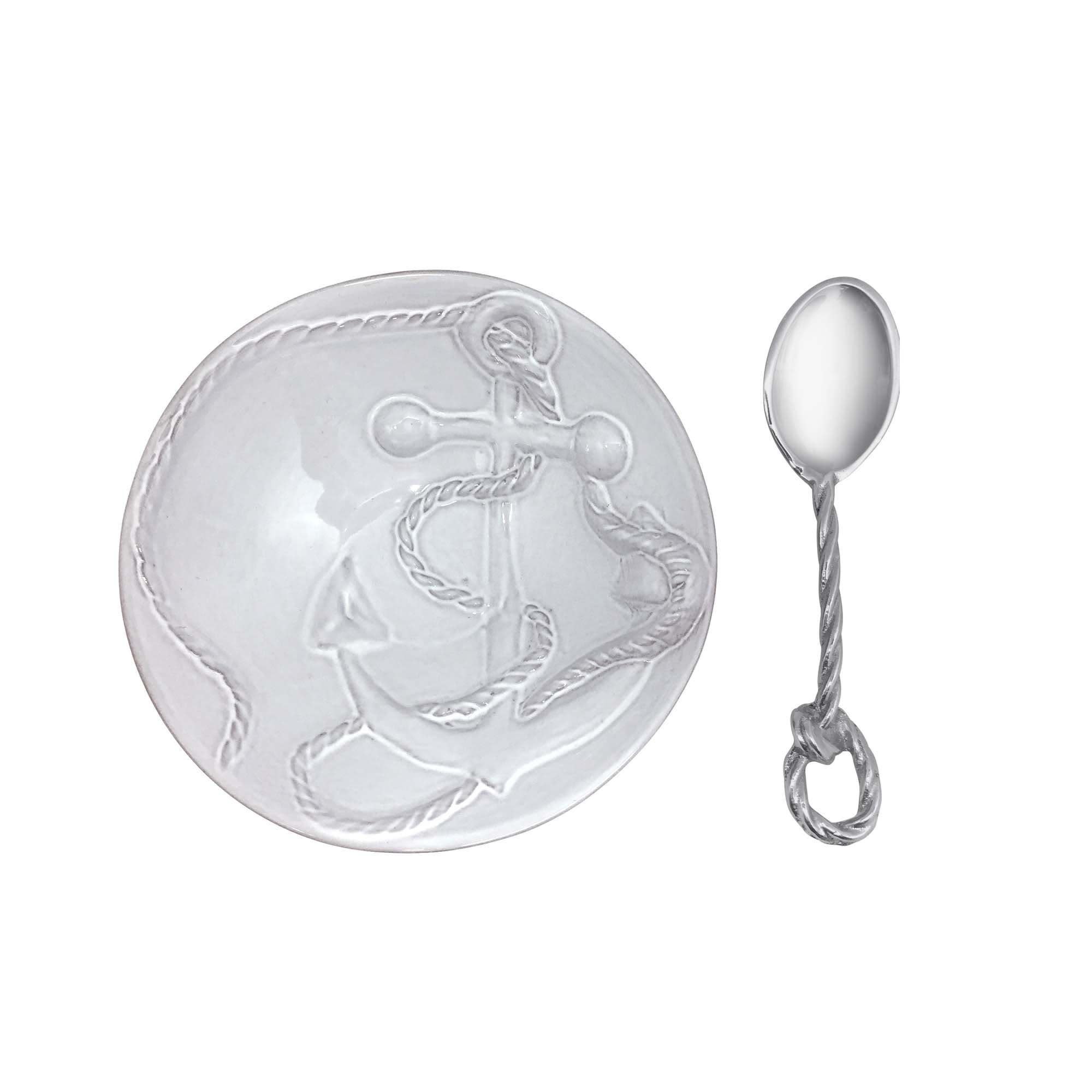 Pewter Nautical Baby Spoons