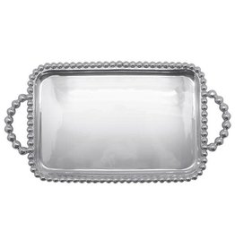 Mariposa Mariposa Pearled Medium Service Tray