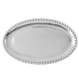 Mariposa Mariposa Pearled Oval Platter