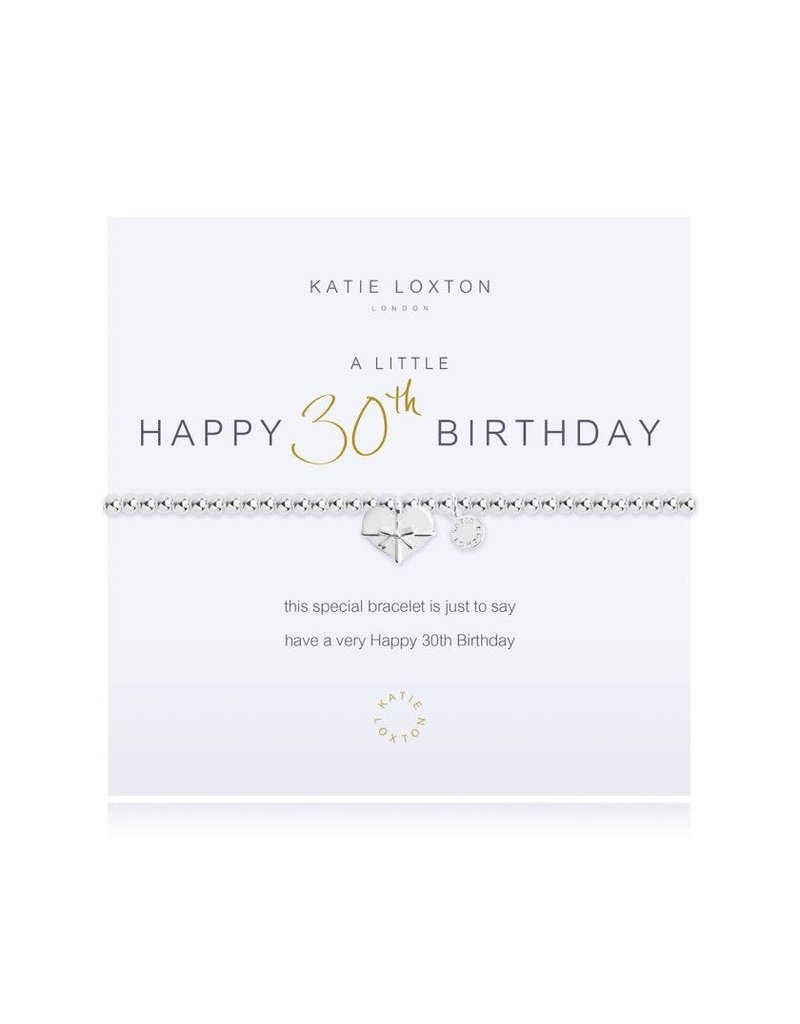 A Littles & Co. A Littles & Co. Bracelet 30th Birthday- Silver