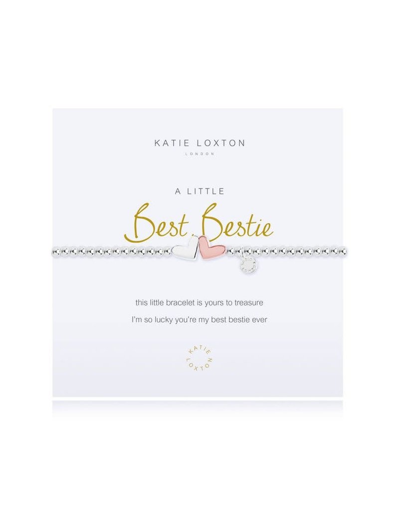 Katie Loxton A Littles & Co. Bracelet Best Bestie- Silver