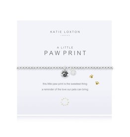 A Littles & Co. A Littles & Co. Bracelet Paw Print- Silver