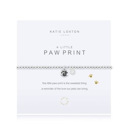 A Littles & Co. A Littles & Co. Bracelet Paw Print- Silver