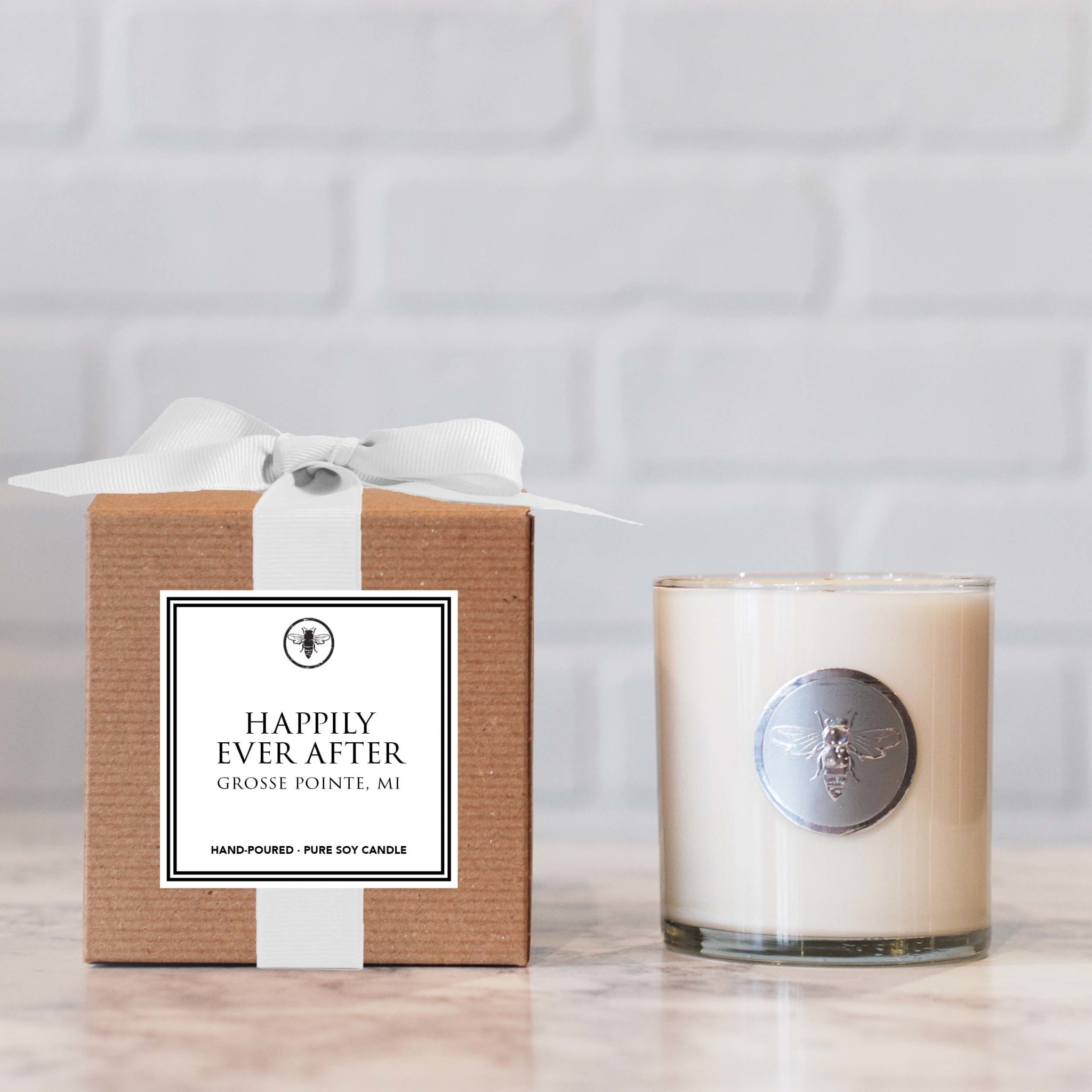 Ella B Custom Candle Happily Ever After Small Favors